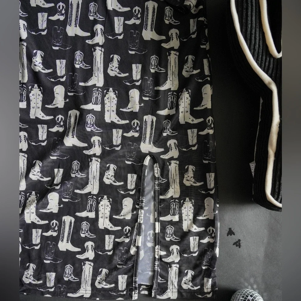 Boot Scootin’ Mesh Dress - Picture 6 of 10